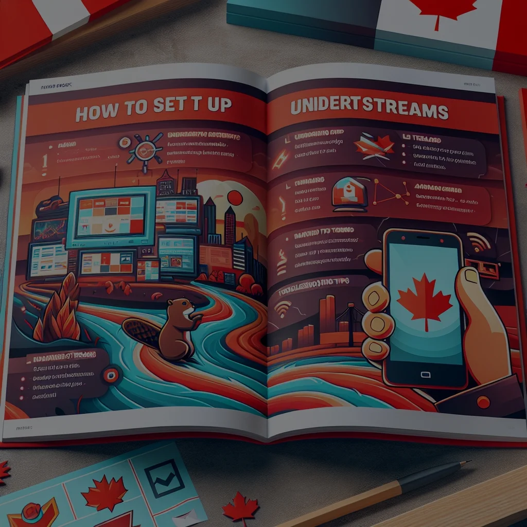 Instructions for setting up streaming services in Canada.