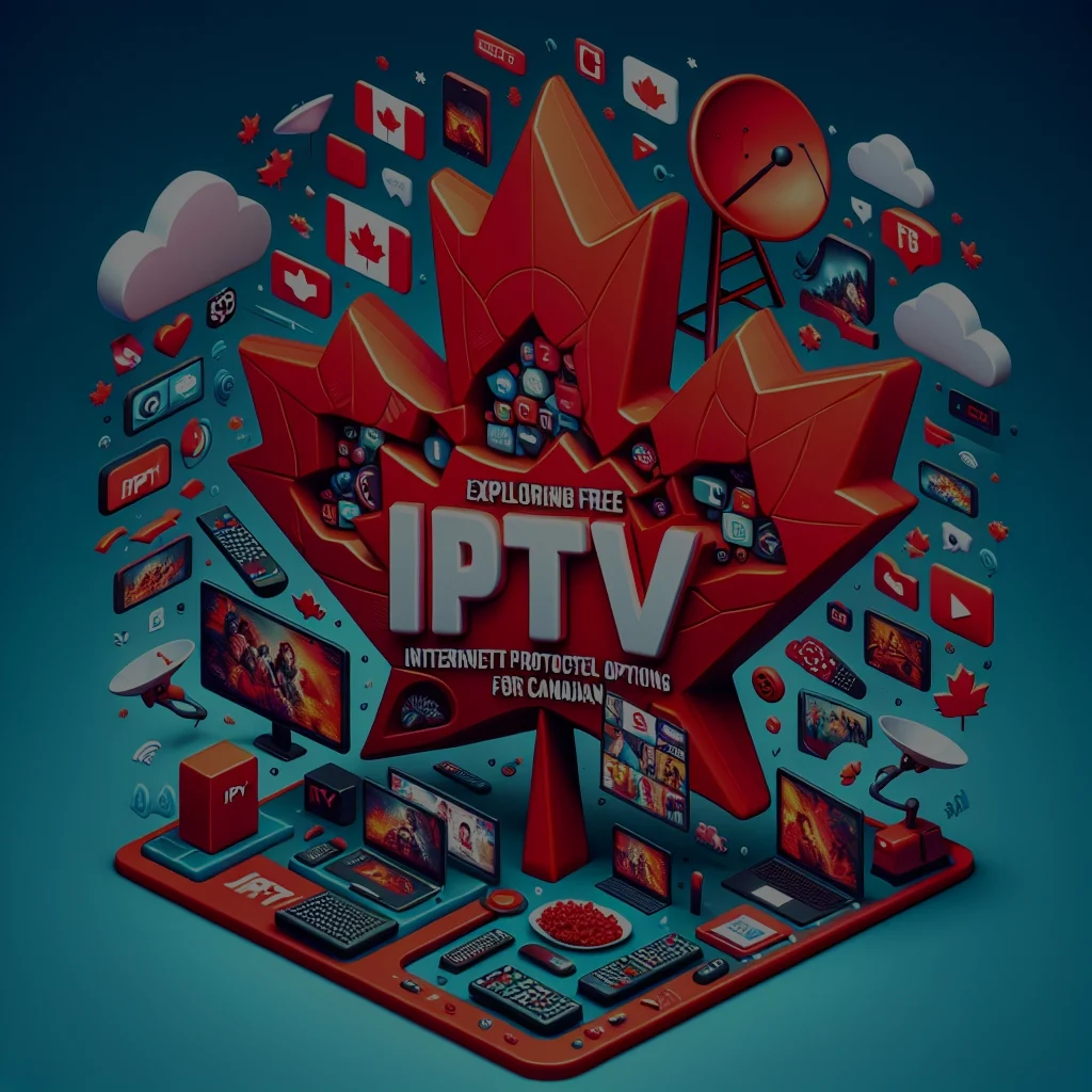 Canadian free IPTV options, digital devices concept