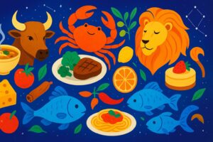 zodiac signs that love food